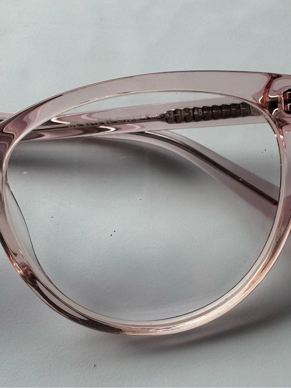 WC 2019-20 Crystal Pink 53/18/145 Eyeglass Frame/ Brand new